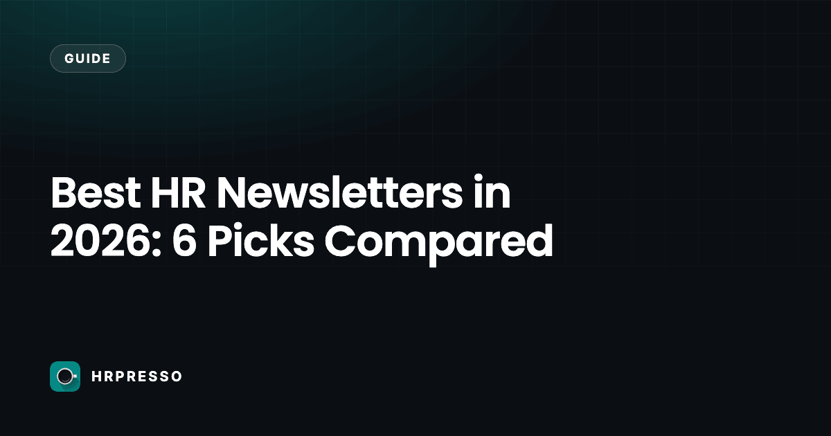 Best HR Newsletters in 2026: 7 Picks Compared