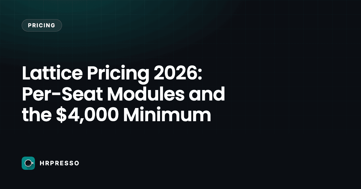Lattice Pricing 2026: Per-Seat Modules and the $4,000 Minimum